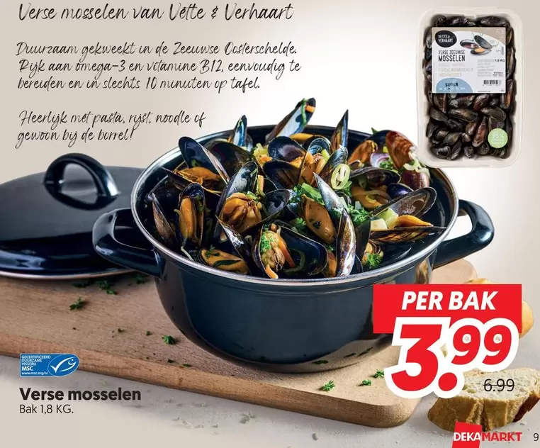 De - Verse mosselen