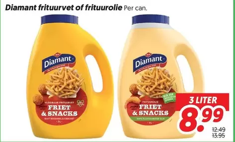 Diamant - frituurvet of frituurolie