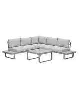Diego loungeset 4-delig - taupe