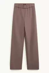 Business-broek - mid waist - wide leg
