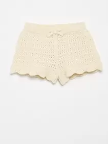 Effen tricot short