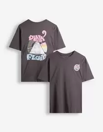 T-shirt - Pink Floyd - Donkergrijs