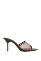 MESH HEELED SANDALS