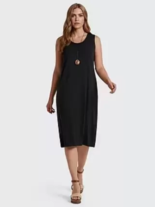 Jurk in overgooiermodel