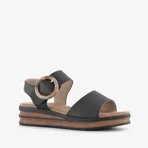 Natuform dames sandalen zwart bruin