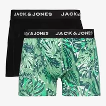 Jack & Jones 2-pack heren boxershorts groen zwart