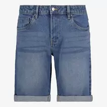 Unsigned heren denim short donkerblauw