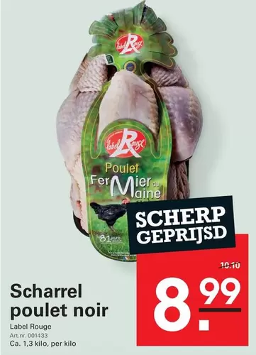 Label - Scharrel poulet noir