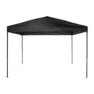 Partytent easy-up - zwart - 3 x 3 meter