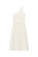 TEXTURED ASYMMETRIC DRESS
