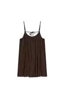 VOLUMINOUS TEXTURED MINI DRESS