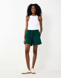Short - Katoenmix - Donkergroen