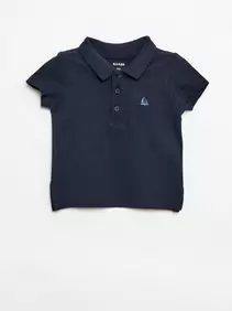 Polo van katoenpiqué met korte mouwen