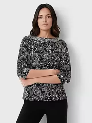 Shirt Maja met 3/4-mouwen