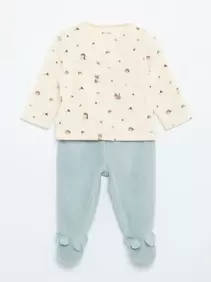 2-delige pyjama van velours