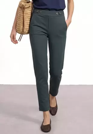 Slim Leg-broek met Loose Fit van scuba-kwaliteit