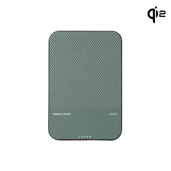 (Re)Classic Magnetic Powerbank - Qi2 - Slate green