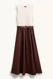 Fit & flare-jurk met ceintuur