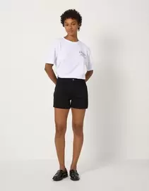 Short - Twill - Zwart