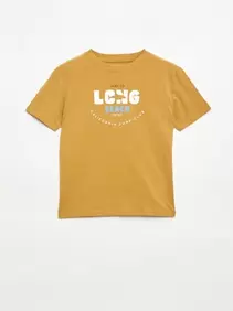 T-shirt met korte mouwen en print