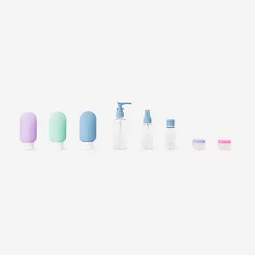 Travel set with stickers - 11 pcs