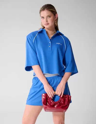 Sporty Polo Blauw