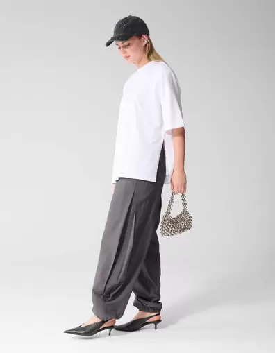 Split T-shirt Wit