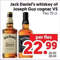 Jack Daniel's - whiskey of Joseph Guy cognac VS