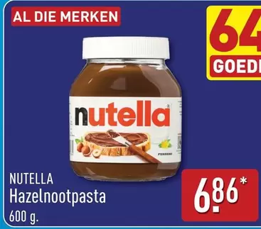 Nutella - Hazelnootpasta