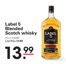 Label - Blended Scotch whisky Art.nr. 444550