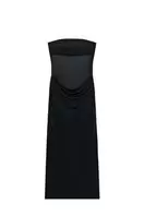 MIDI DRESS WITH DRAPED DETAIL