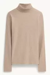 Shirt met col - geribd