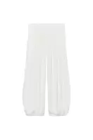 SATIN PLEATED TROUSERS