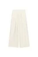 WIDE-LEG PLEATED TROUSERS