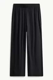 Kortere pantalon - high waist - palazzo
