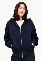 Sweatvest met capuchon