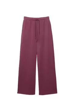 Wide leg broek met zachte touch