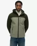 Softshell Colourblock Jas met Capuchon