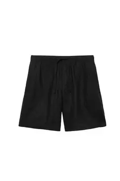 Joggingmodel 100% linnen bermuda