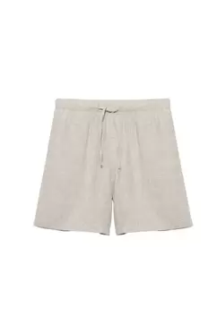 Joggingmodel 100% linnen bermuda