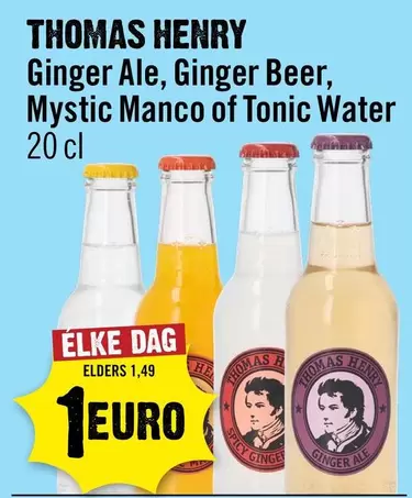Ginger Ale, Ginger Beer, Mystic Manco of Tonic Water