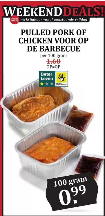De - PULLED PORK OF CHICKEN VOOR OP DE BARBECUE