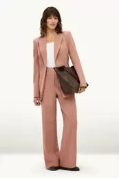 Pantalon - high waist - wide leg