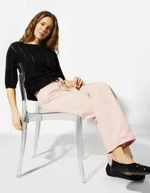 Jeans - Straight fit - Lichtroze