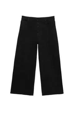 Baggy jeans met laserprint