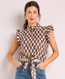 Blouse met print