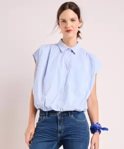 Blouse met strepen