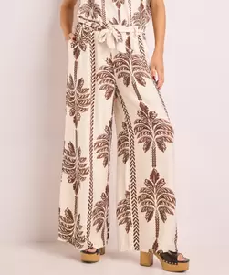 Wide fit broek palmprint