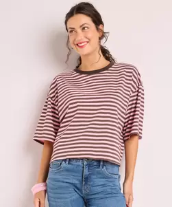 T-shirt met strepen