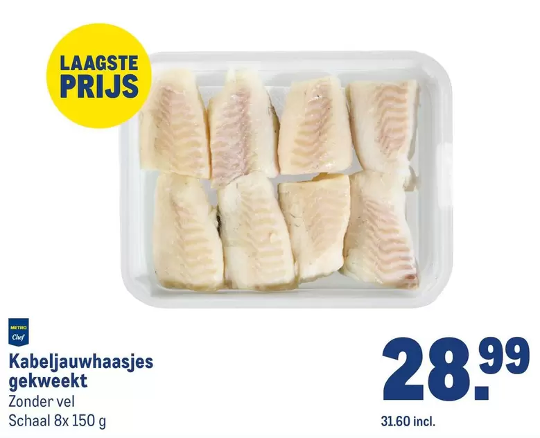 Chef - Kabeljauwhaasjes gekweekt
